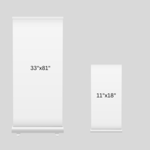 Retractable banner customization