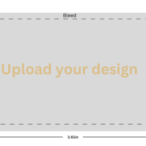 Standard business card back