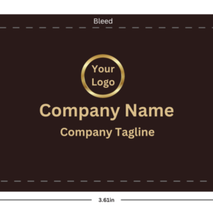 Standard business card front