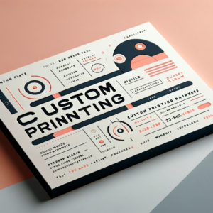 DALL·E 2024-01-12 10.48.14 – A minimalist and modern design for a postcard suitable for a custom printing business, with all text in English. The design should feature a clean and