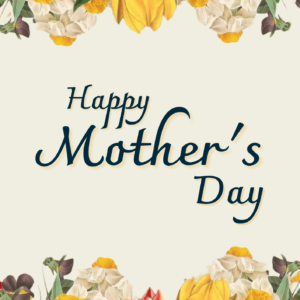 Yellow Floral Happy Mothers Day Poster