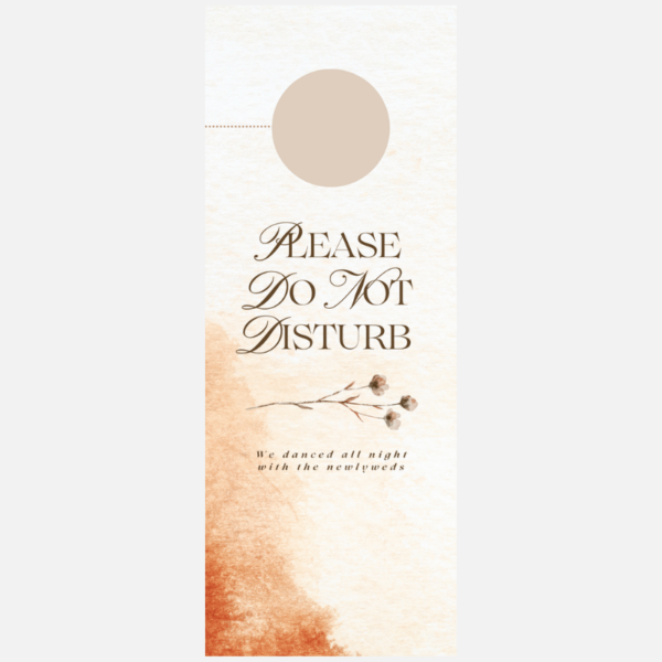 Wedding Door Hanger Do Not Disturb (800 x 800 px) (1)