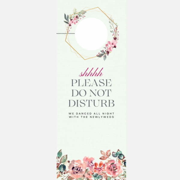 Wedding Door Hanger Do Not Disturb (800 x 800 px) (2)